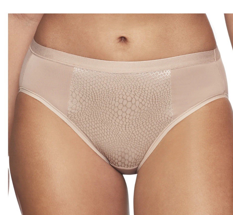 Warners Blissful Benefits Tummy-Smoothing Microfiber Brief Panties Size 3XL 10