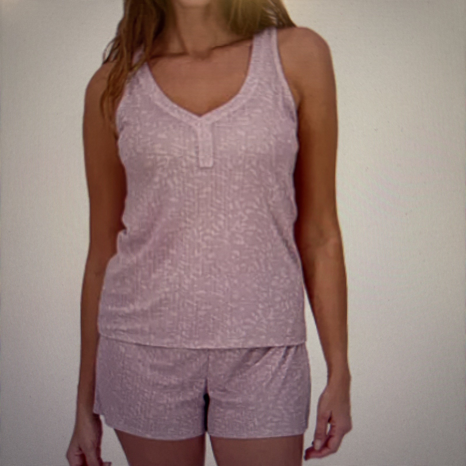 Live2Lounge Women’s 4‑Piece Pointelle Pajama Lounge Set Purple XXL NWT Fast Ship