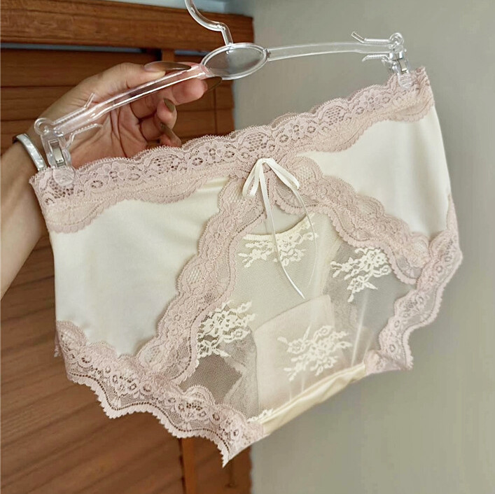 5 Pack Lot Sexy Ladies Womens Lace Satin Panties Underwear Briefs Lingeries Soft