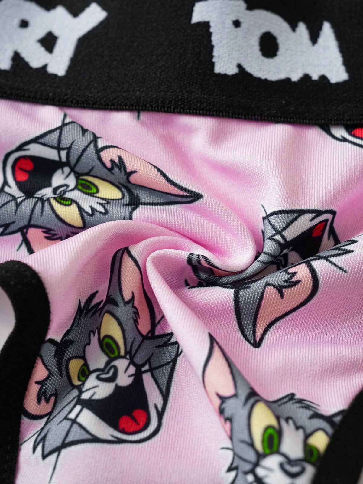 Tom & Jerry Pink Licensed Graphic Cartoon Logo Thong Panties – Pack of 2