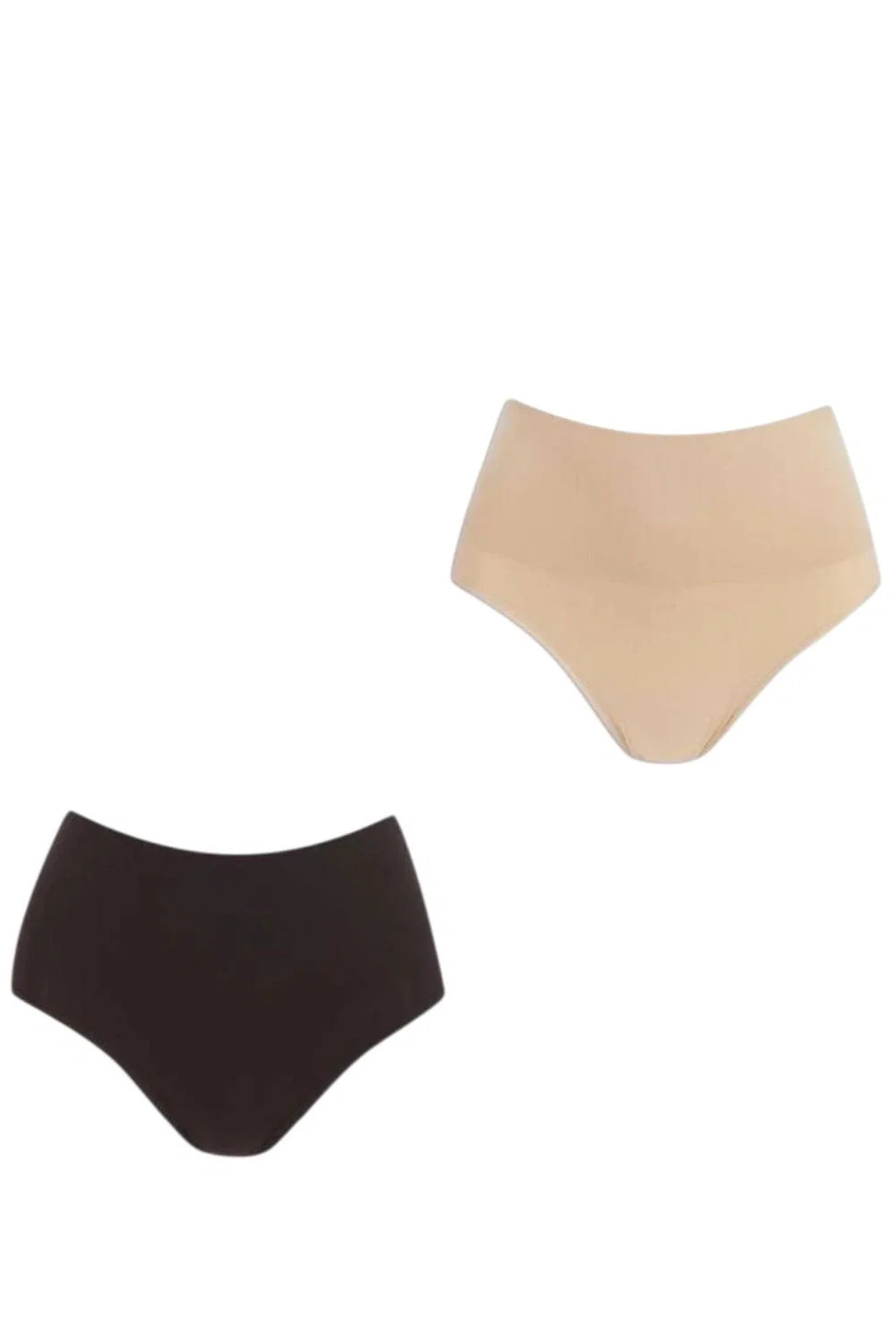 Yummie Women’s 2pk Sage Seamless Shaping Brief Nude/Black