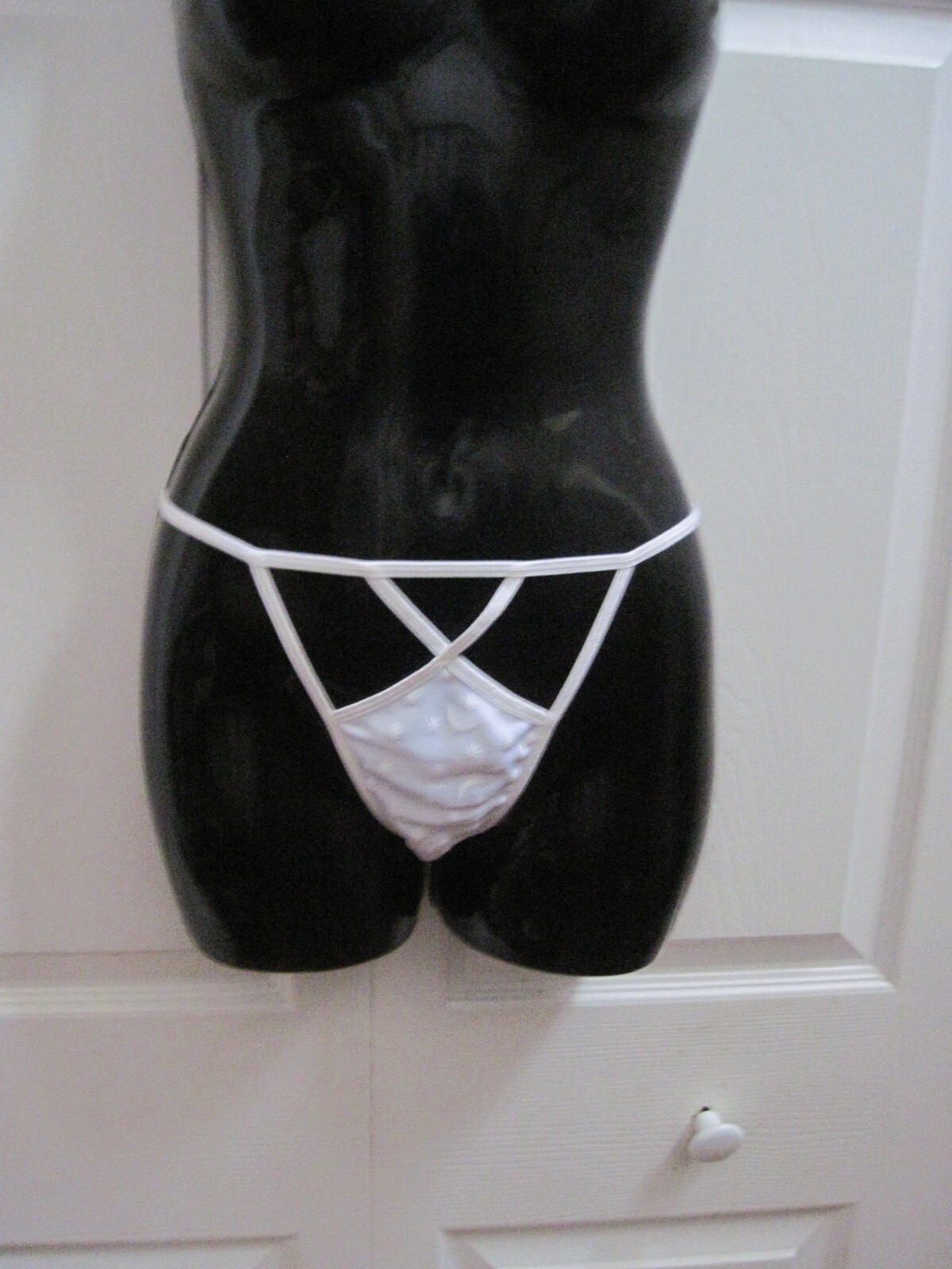 Planet Lingerie Women’s White Strings Thong Panties Sexy Unique Design
