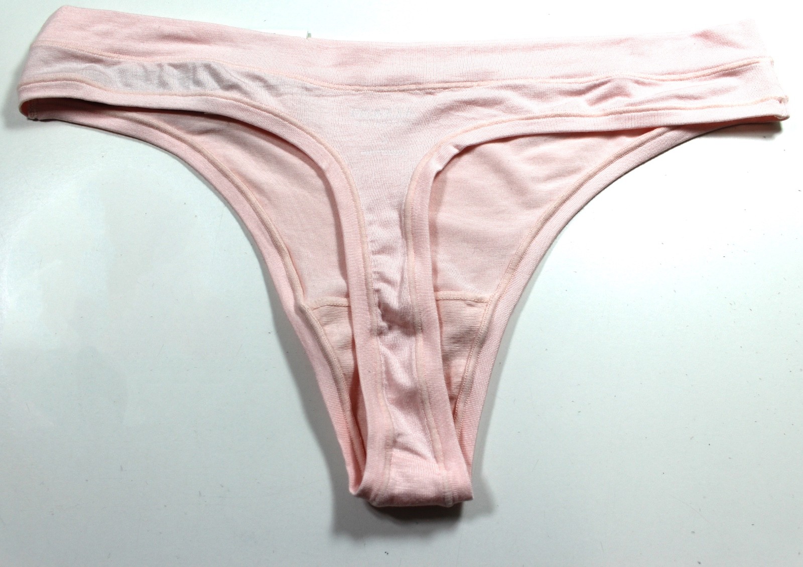 ALFANI Two PR Core Panty Tabl Thong Panty Size Large Crystal Pink Rayon Blend