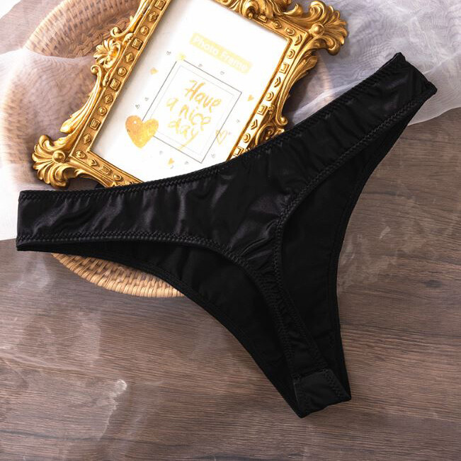 1/5 Pack Lot Womens Sexy Panties Satin Thongs G string Bikinis Low Waist Briefs