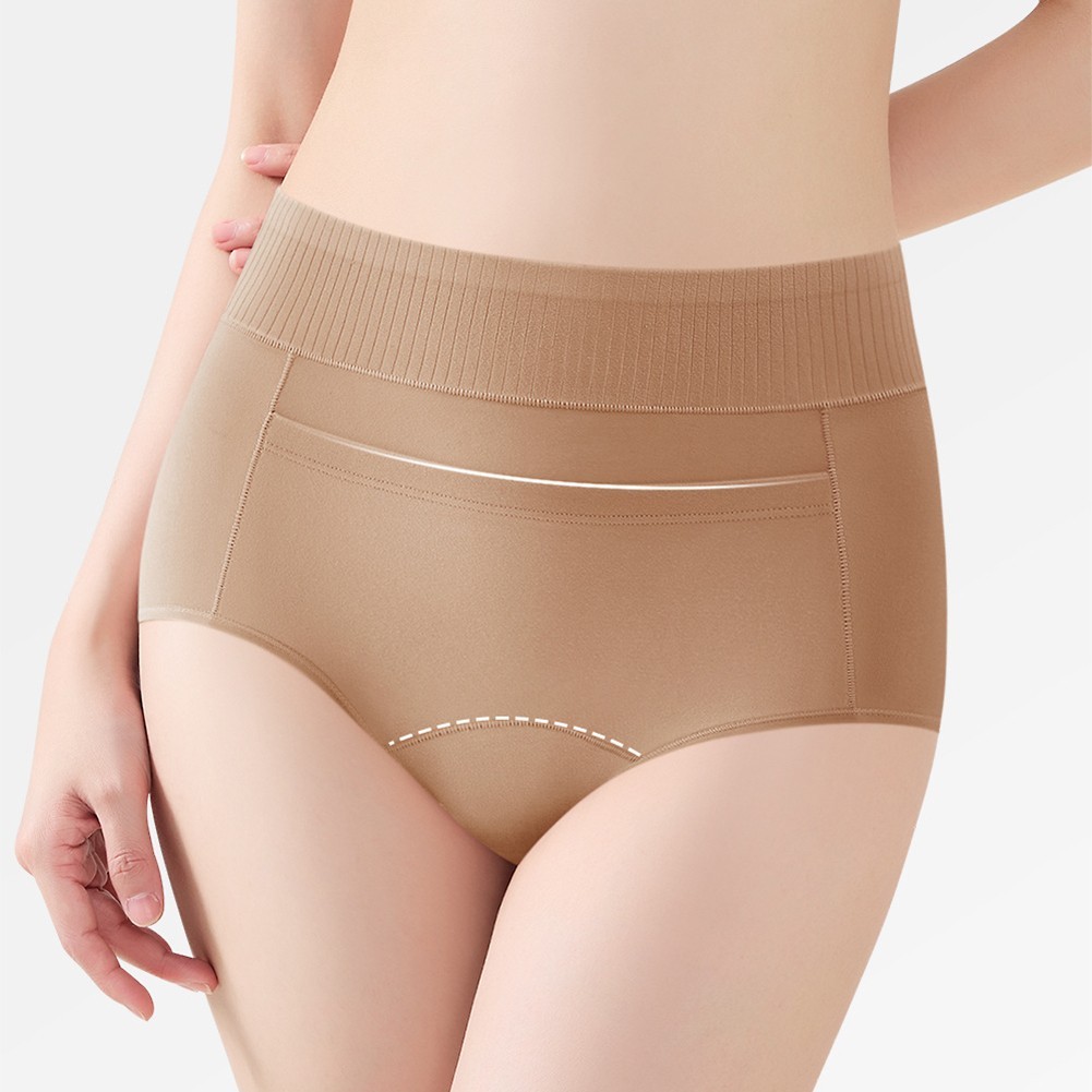 Cotton High Waist Underwear Lightweight And Breathable Multiple Size Options
