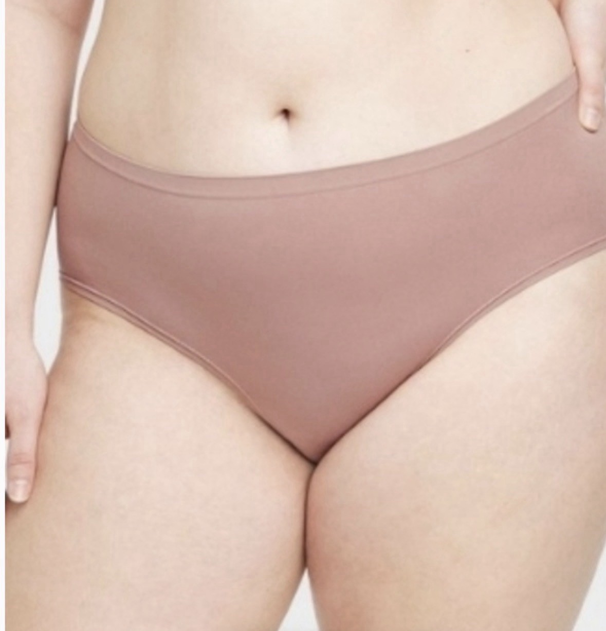 Women’s Seamless Hipster Underwear- Auden Purple Nylon Spandex Blend Size 1X