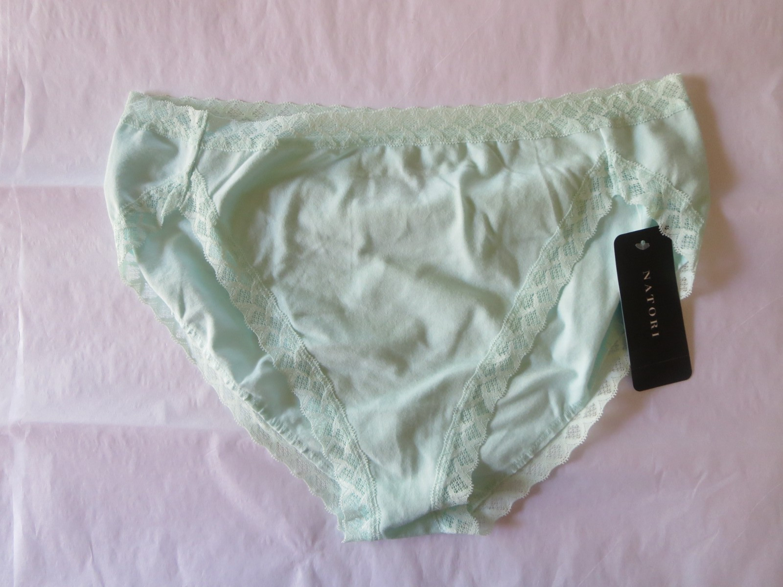 NATORI BLISS COTTON FRENCH CUT PANTY #152058, XL, WHIPH MINT, NWT $20