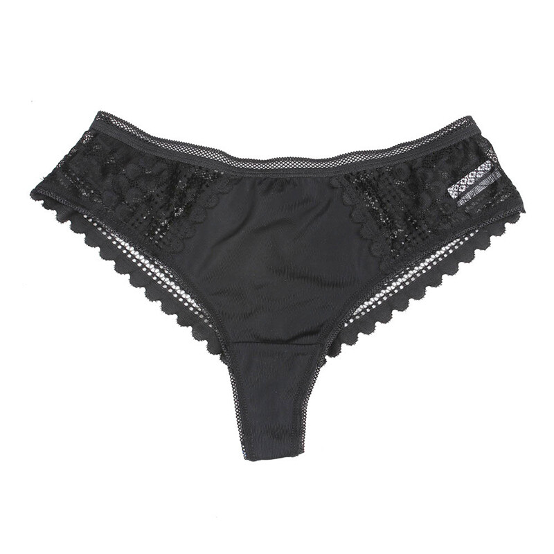 5 Pack Lot Women Sexy Lace G-string Thongs Semi Sheer Panties Lingerie Underwear