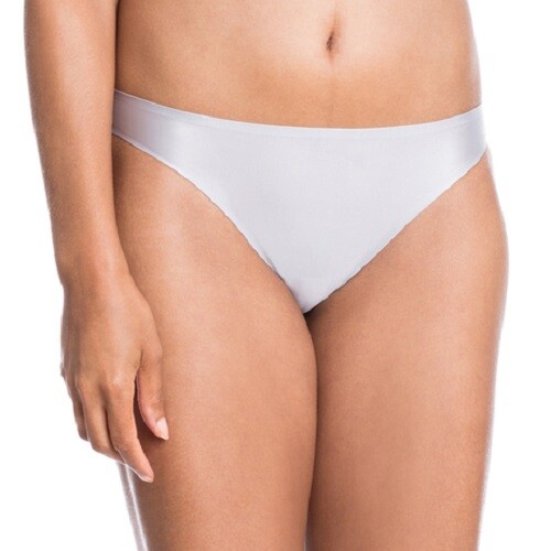 SEAMLESS NYLON soft stretch Smooth THONG Panties 4 colors! Peach XS-L $18