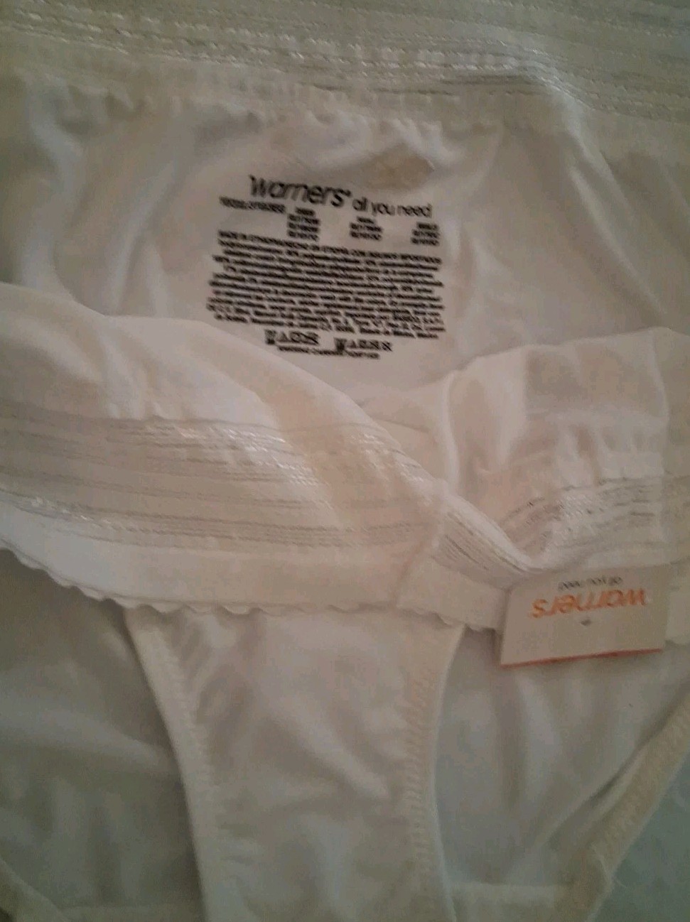 NEW Warner’s 1 Pair No Pinch,No Problems Hipster Panties 3XL /10 White NWT