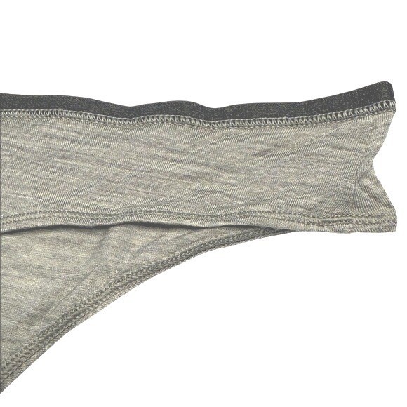 NEW Allbirds Trino Thong Boulder Grey Merino Wool Tencel Women’s Underwear XL