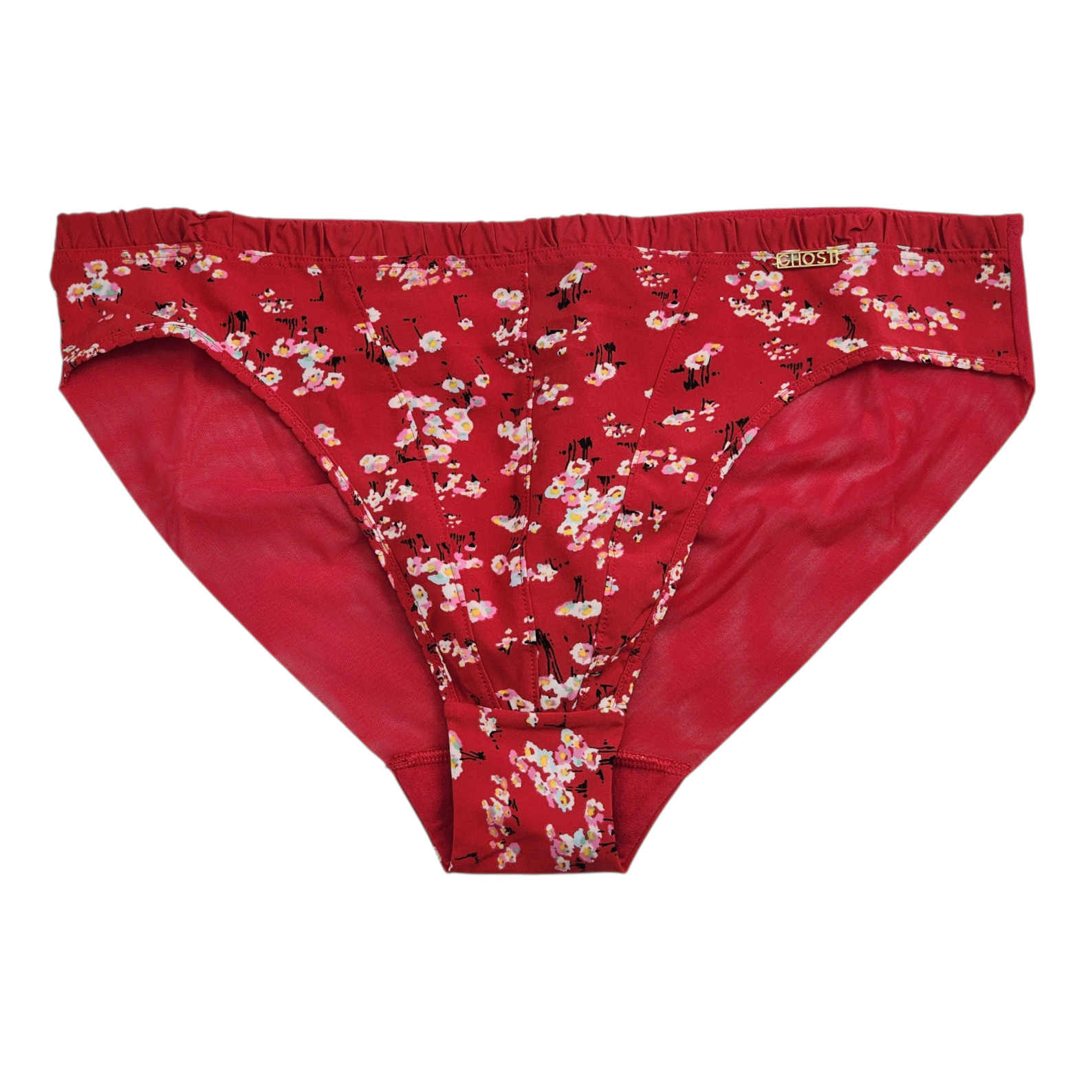 M&S X GHOST Tammy Print High Leg Knickers Womens Underwear