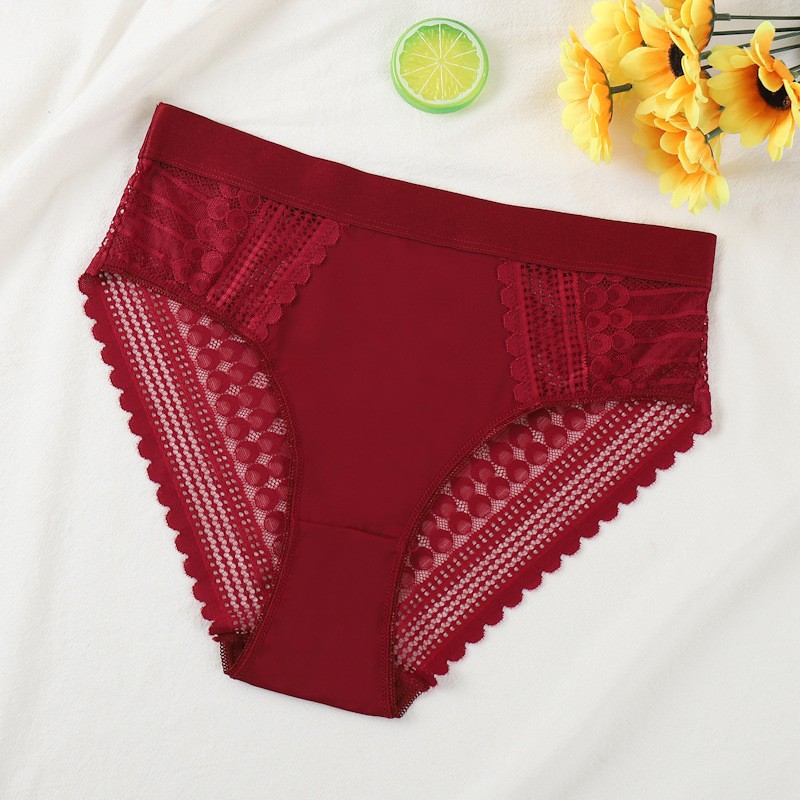 5 Pack Lot Sexy Womens See Through Lace Panties Underwear Brief French Lingeries