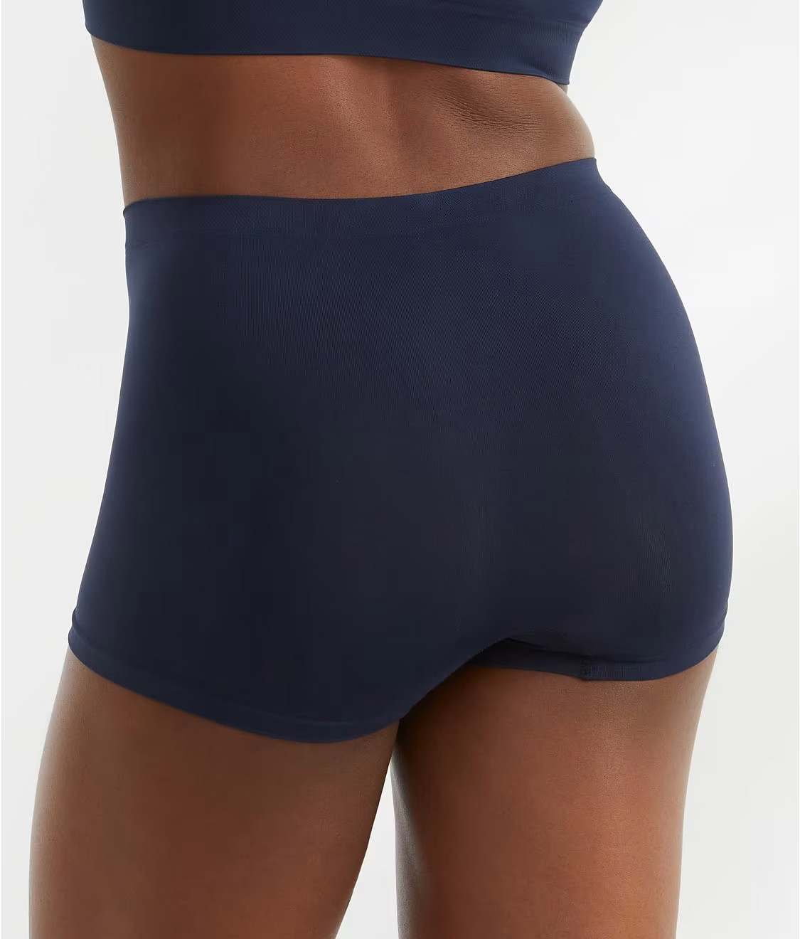 Hanro Touch Feeling Boyleg Boyshorts Panty Modnight Blue L13536 Womens Size L