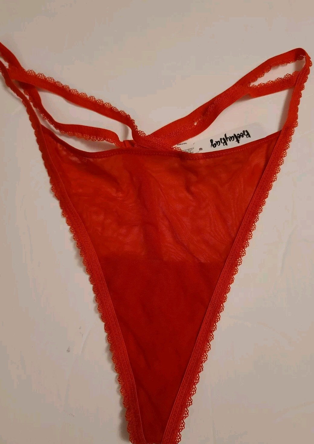 NWT Bootay Bag Women’s Red Thong Underwear, Style# 160522, Size XL