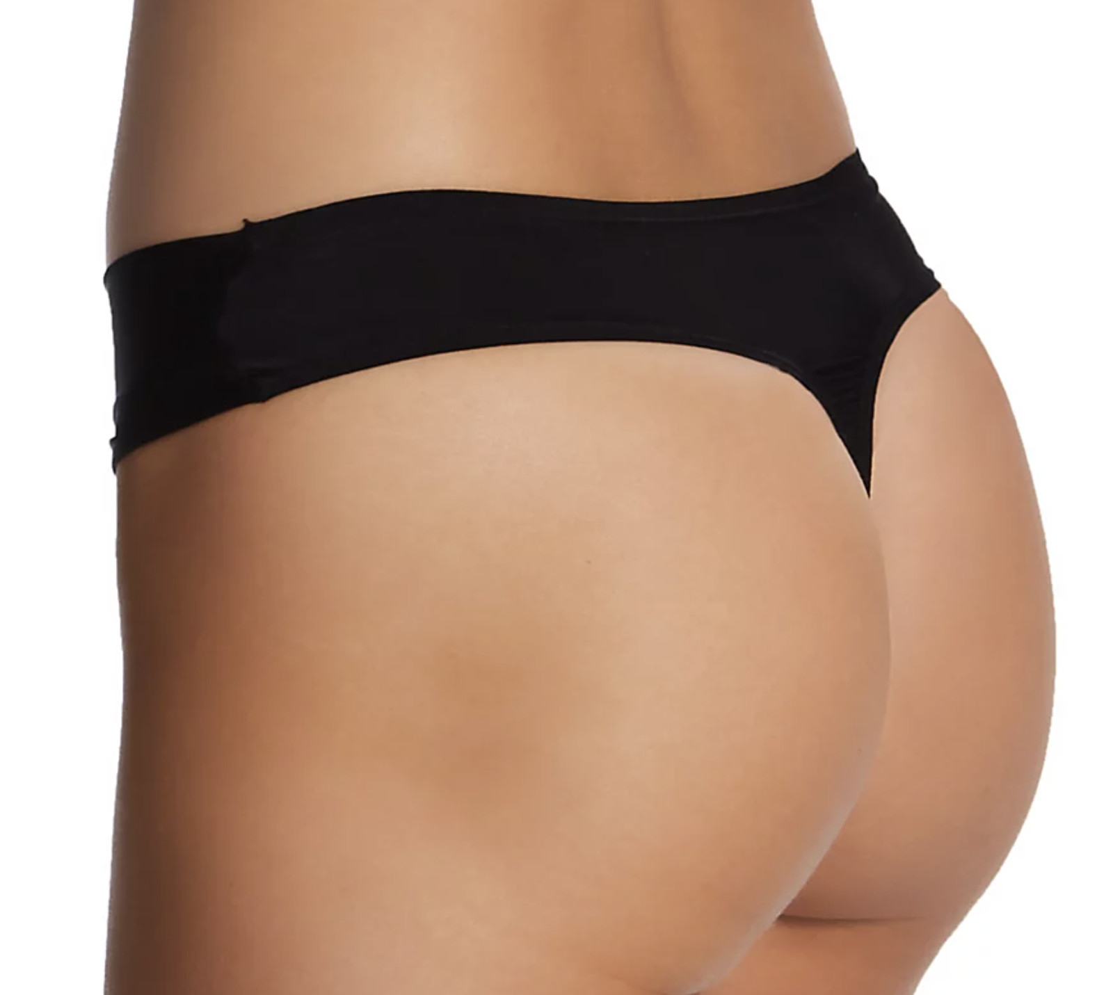 WARNERS Smooth It Over Black Smoothing High Waist Thong Panty Womens Sz S 5 L 7