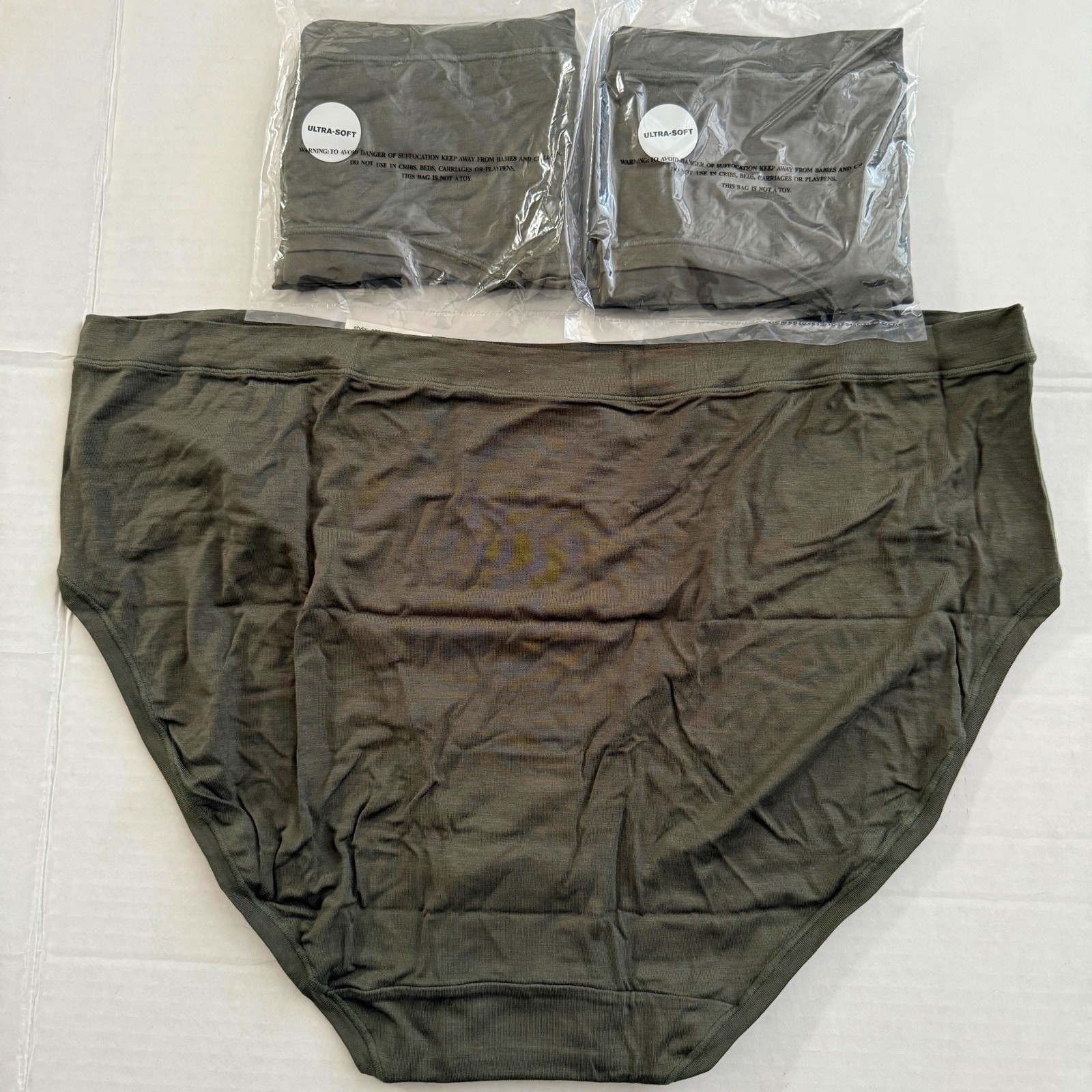 Alfani Intimates 3pc Lot Core Panty Bikini Hipster Olive Dusk Plus Sz 3X Panties
