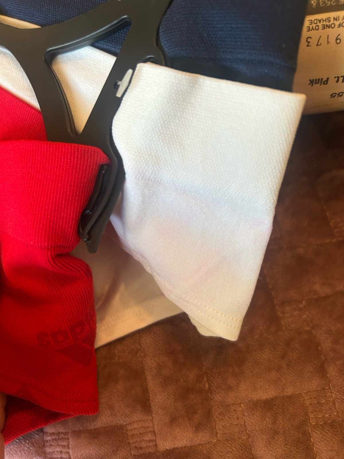 NWT adidas Women’s Seamless Hipster Underwear 3-Pack Red/White/Indigo Sz Medium