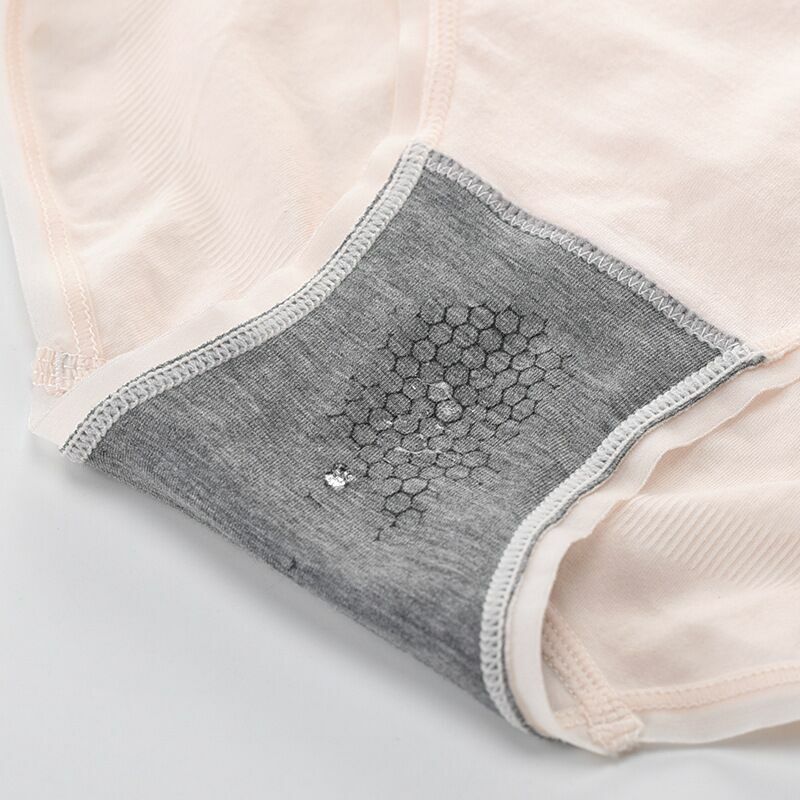 4 Pack Graphene antibacterial Women Cotton Underwear Panties Hipster Softer