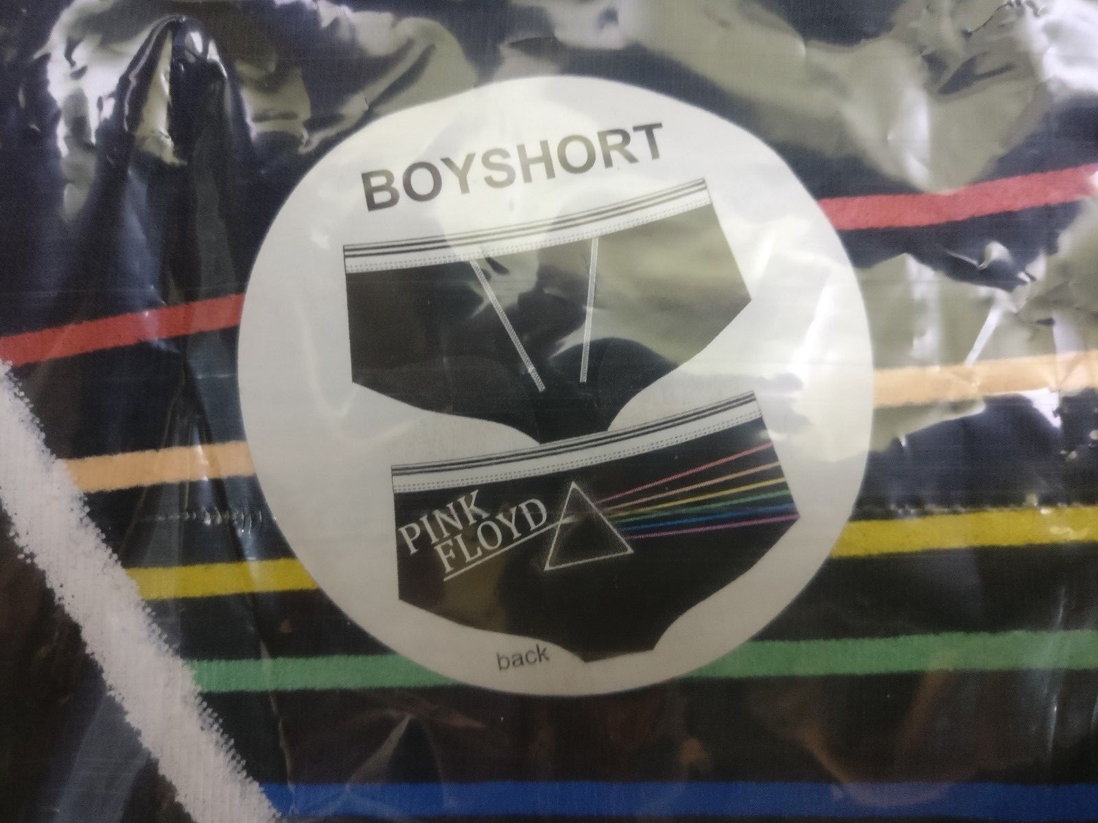 Pink Floyd Boyshort Panties Prism Dark Side of the Moon Women’s Underwear S-2XL