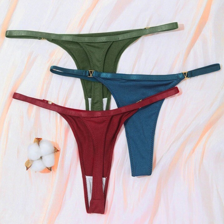 Womens Sexy Panties Low Waist G String Thongs Briefs Bikini Underwear