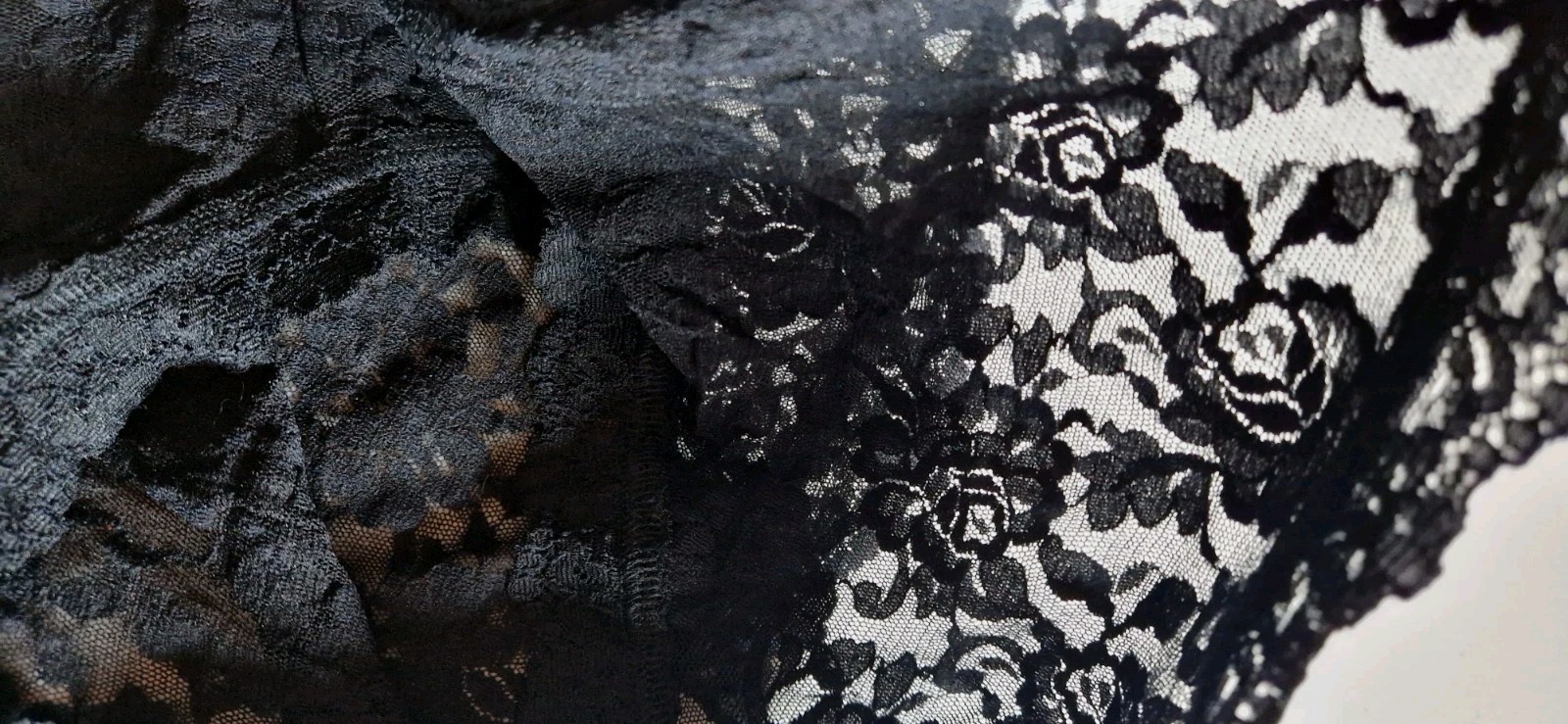 Hanky Panky Signature Lace High Rise Floral Boy Short M fits UK 12 NEW Black
