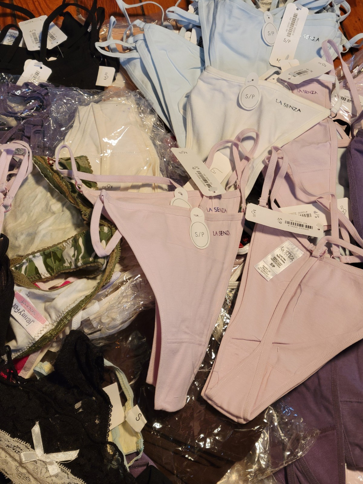 New Wholesale Lot 10 La Senza Women G-String Thongs Panties Underwear Large L