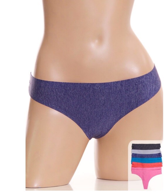 B6 VIOLA’S Gray Purple Black Blue Pink Sexy Thong Sissy Bikini Panties L XL