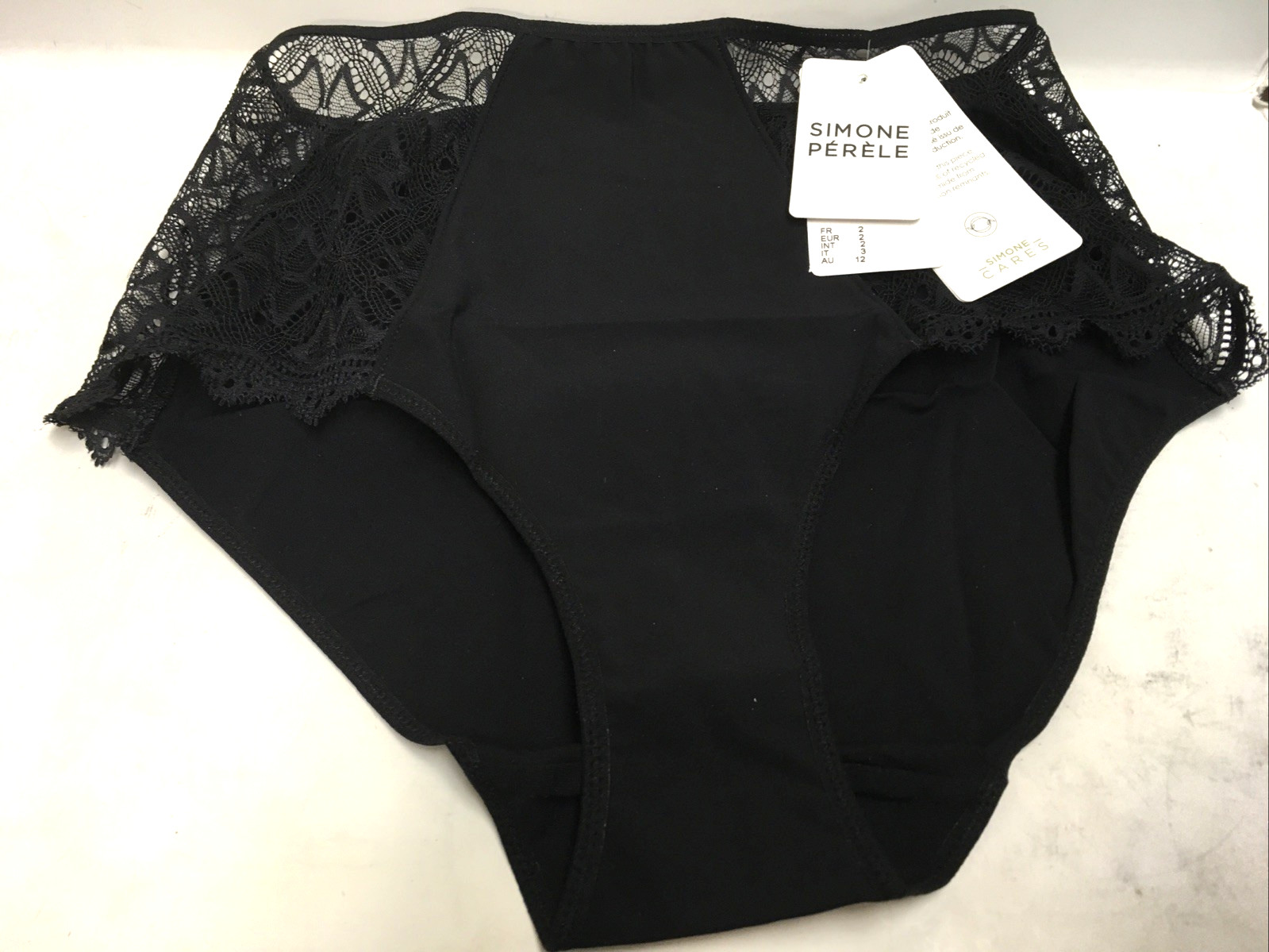 SIMONE PERELE Black Microfiber with Lace Panty ( Brief) NWT assorted
