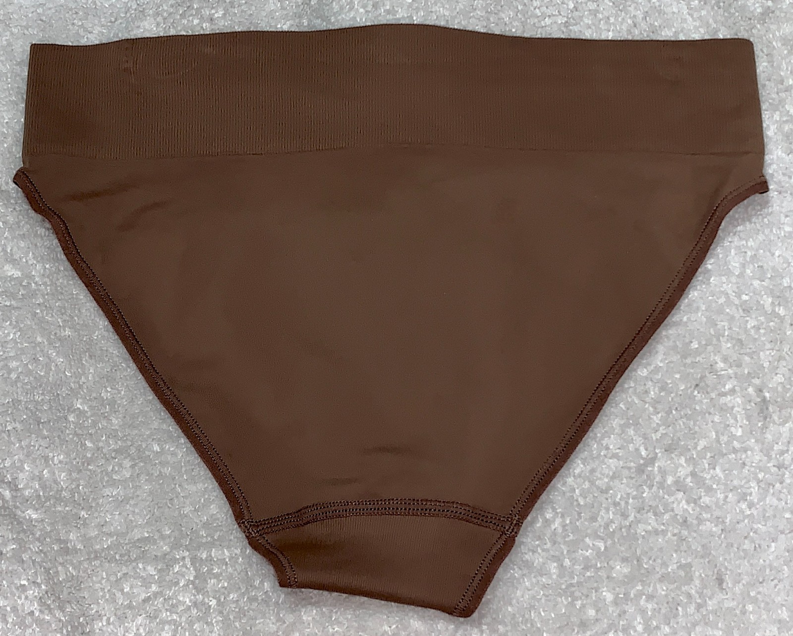 MAIDENFORM M Seamless Bronzed Chestnut High Leg Bikini Panty Womens Sz S 5 M 6