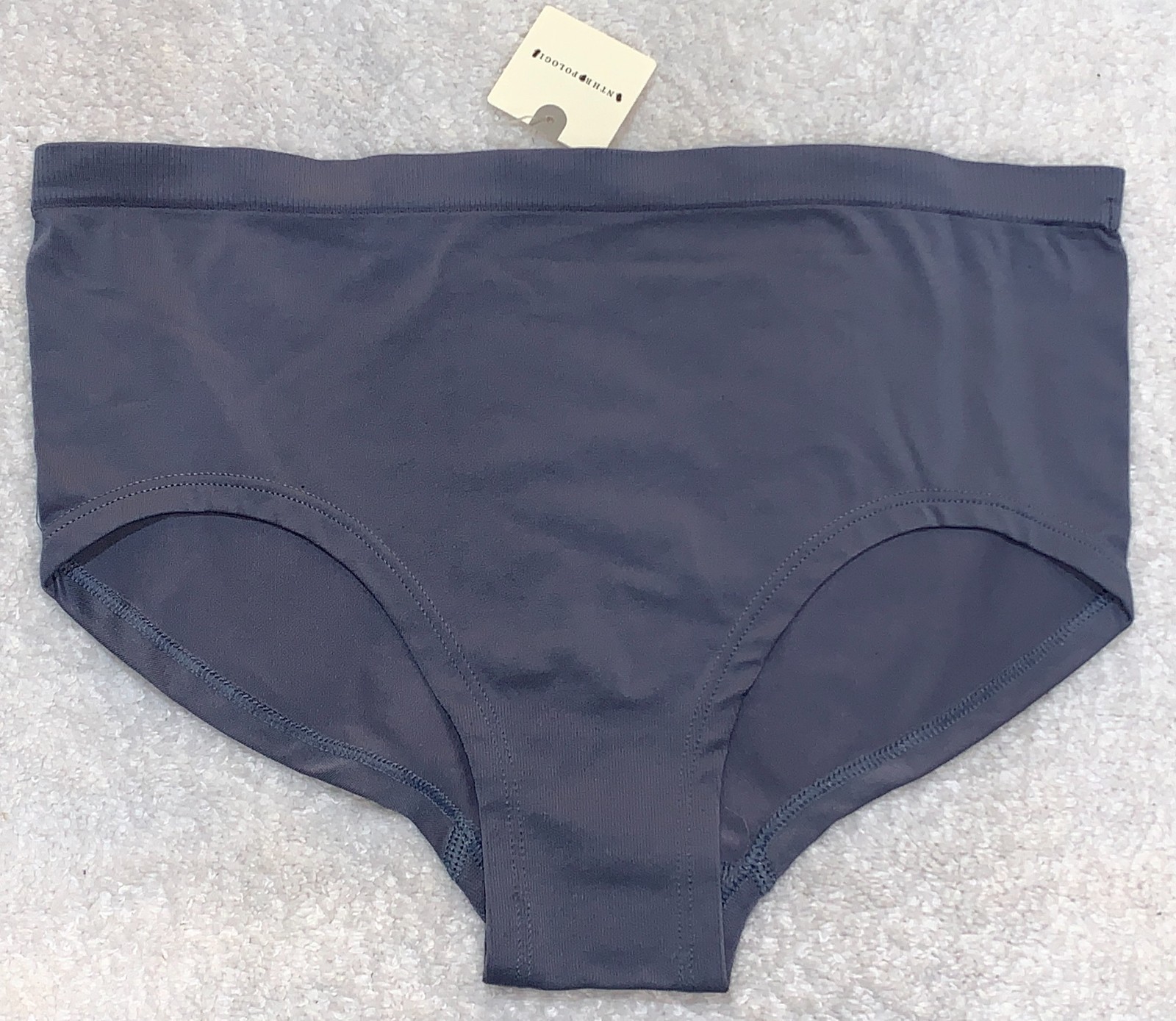ANTHROPOLOGIE Seamless Slate Blue Hipster Panty Womens Sz S / M 5 / 6