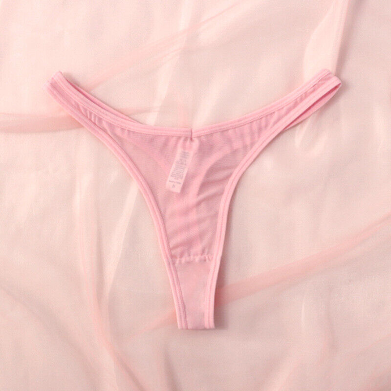 1/5 Pack Lot Womens Sheer G-string Panties Thongs See Through Briefs Underwear