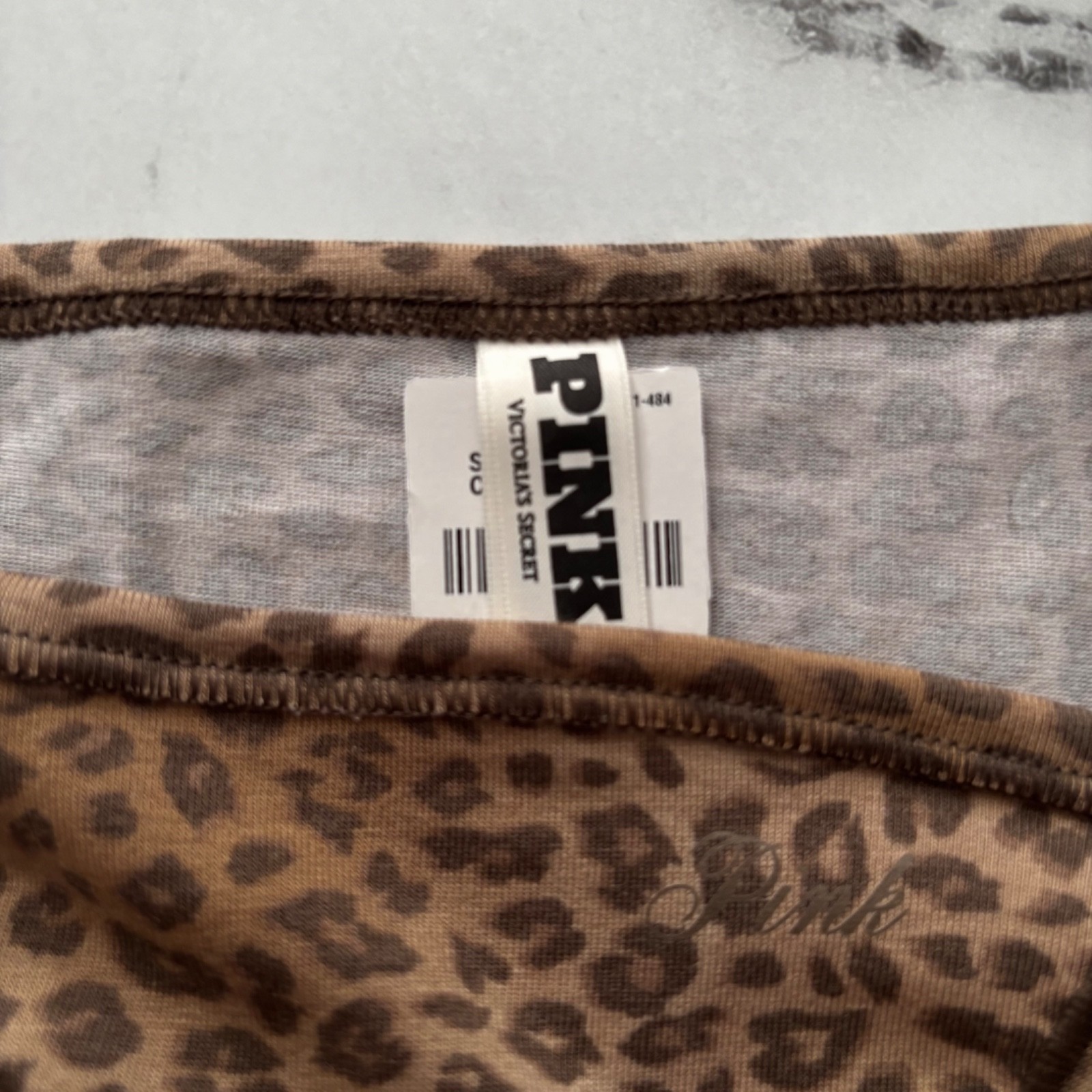 PINK Victoria’s Secret String Bikini Panty Animal Print S M XL 2XL