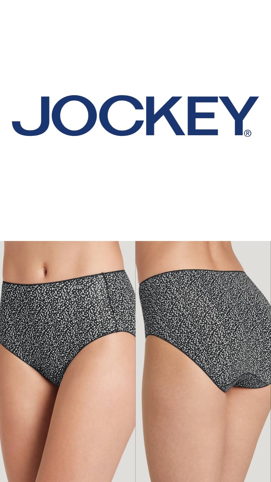 Jockey No Panty Line Promise Tactel Hip Brief Women’s Size Underwear 001372/005