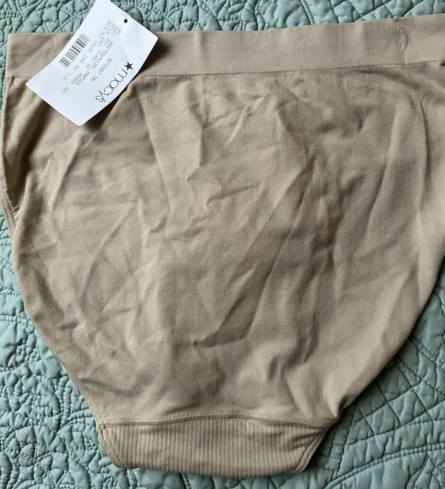 Bali Women Comfort Revolution Microfiber Seamless Hi Cut Panty 2XL/9 Nude