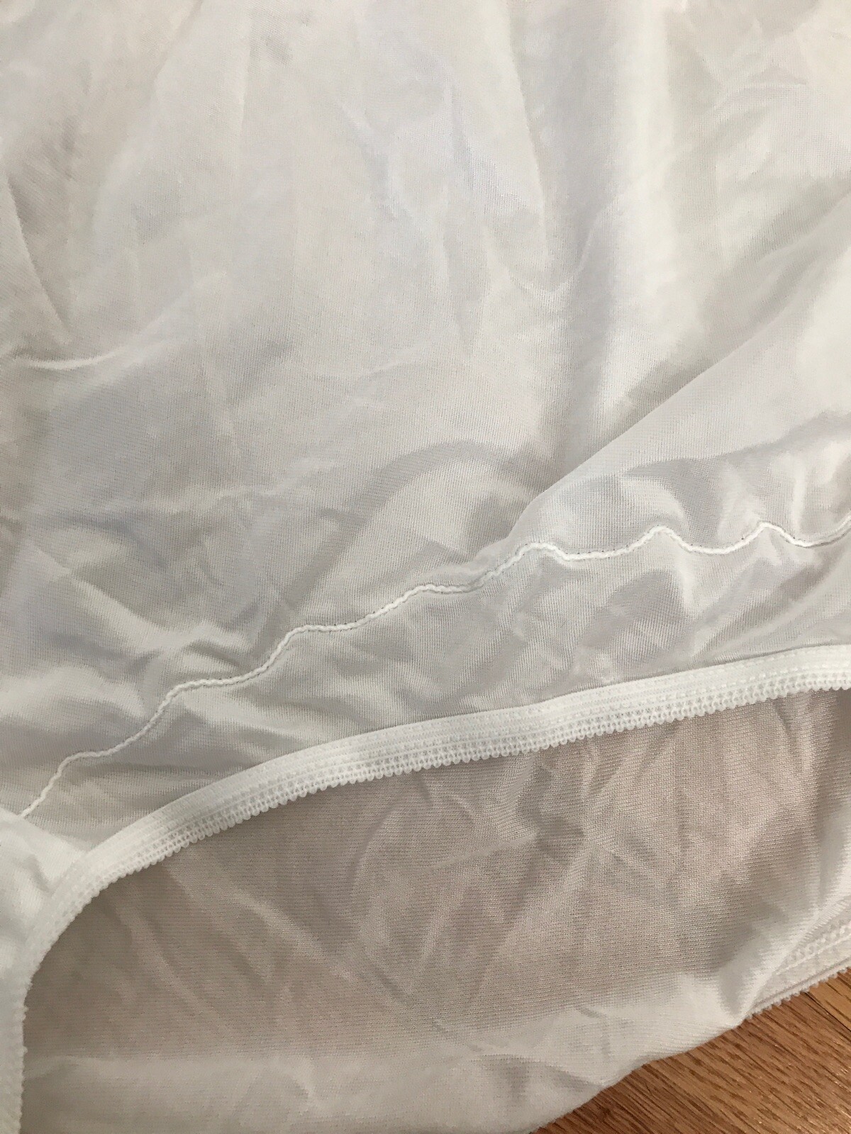 Vintage Dixie Bell White Briefs Sissy Panties Sheer Mushroom Gusset Sz 10/3