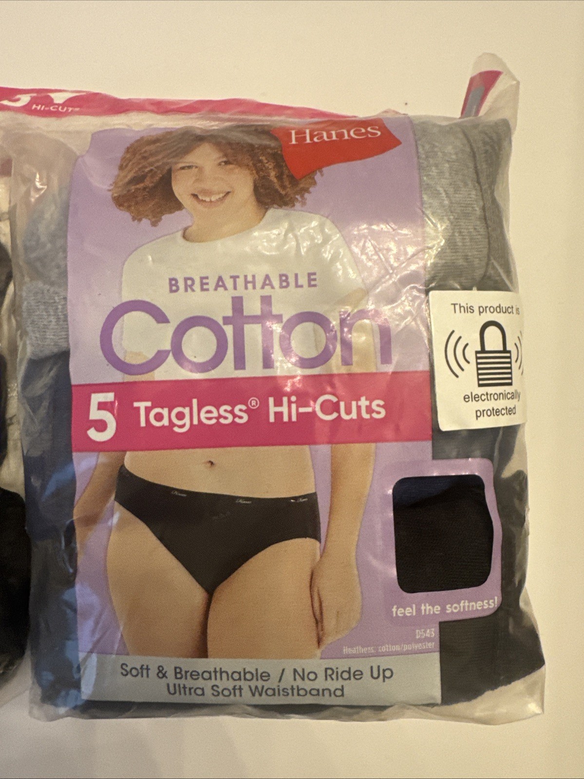 2 Pack Hanes 8/XL 14- 16 Underwear 5 Pack Hi-Cuts Breathable / No Ride Up $20