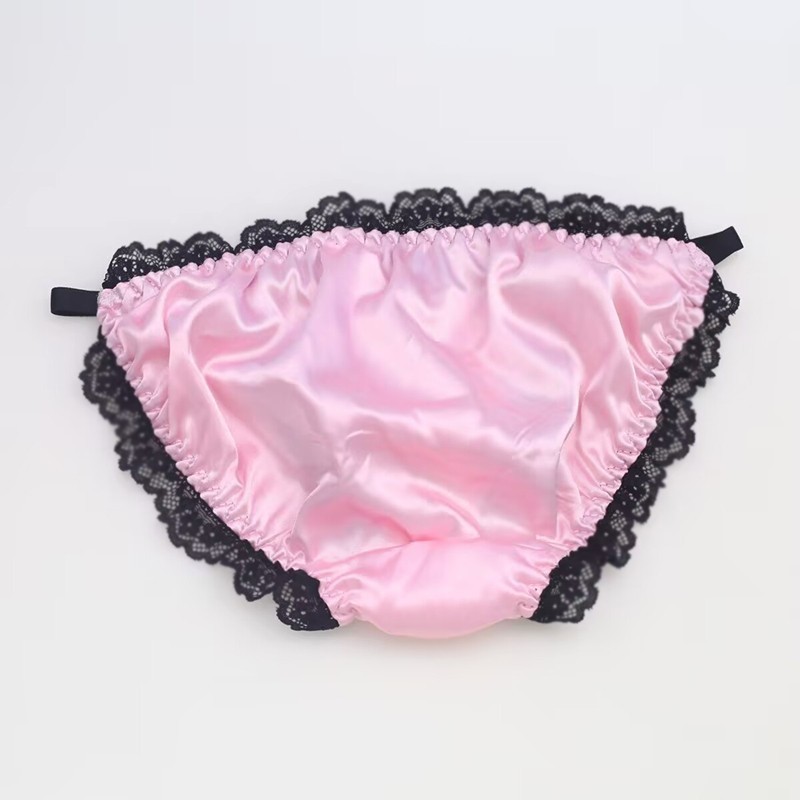 Japanese Sweet Girls Lady Bow Panties Briefs Low Waist Lace Princess Underwear