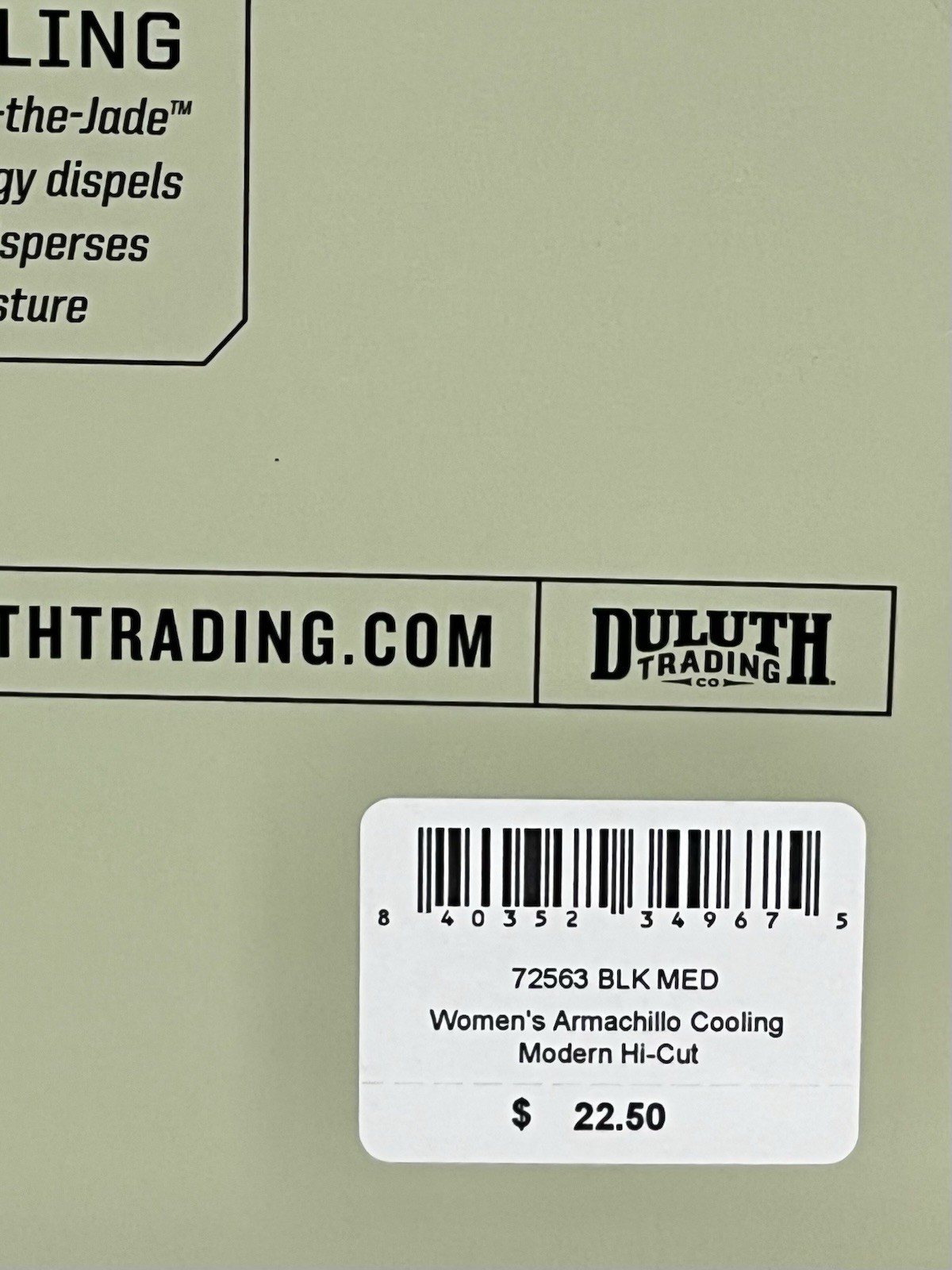 Duluth Women’s Armachillo Cooling Underwear Hi-Cut Brief/Black Medium (10-12)