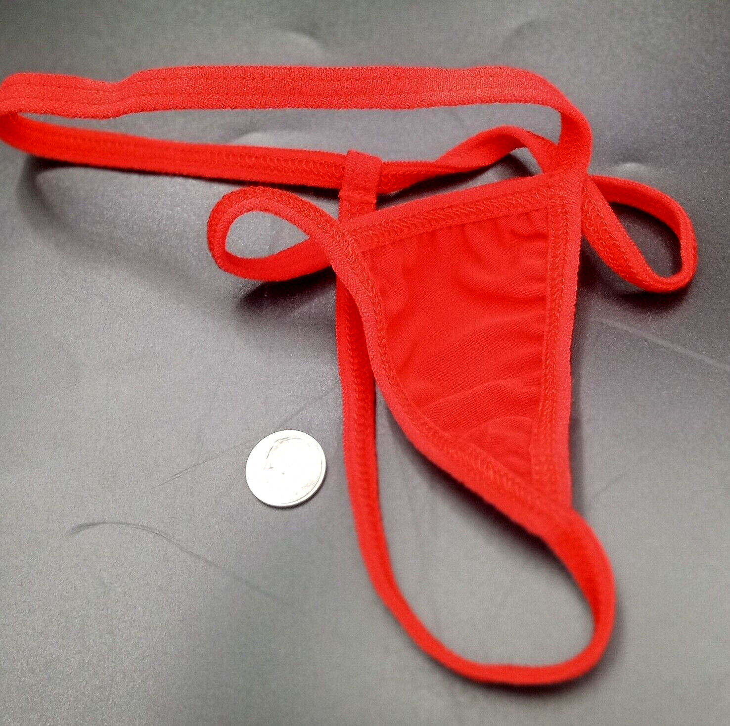 Sexy G String / Thong Low Waist Tiny Panties ” Black ” Ships FREE US Seller