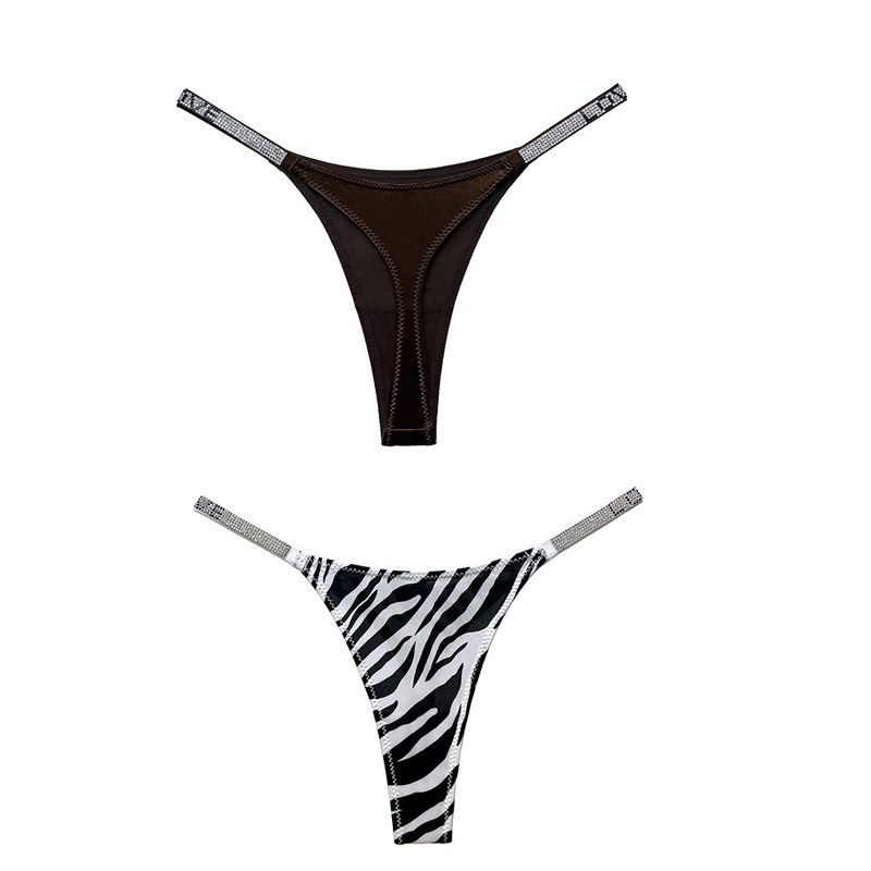 2 Pack Lot Sexy Womens Panties Thongs String Bikinis Underwear Briefs Lingeries