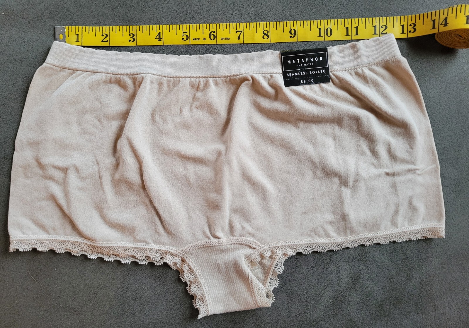NWT Metaphor Nude Women’s Seamless Boyleg Boyshort Panties Underwear Size 8