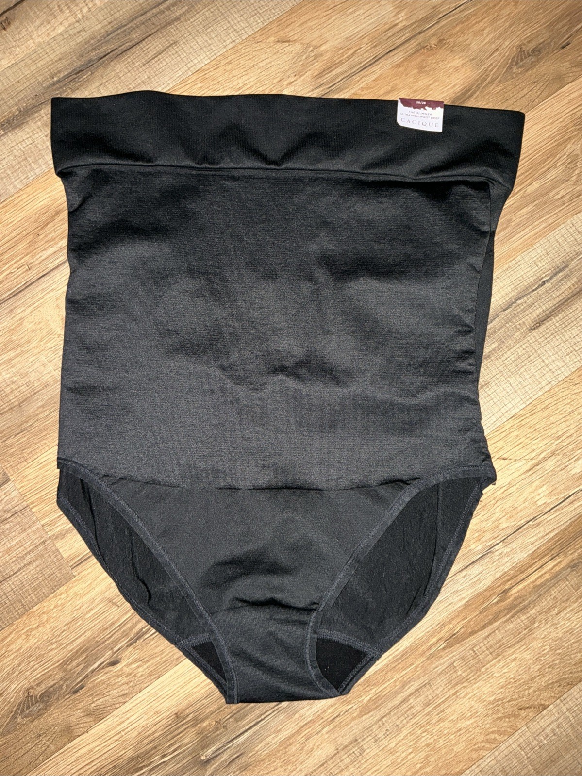Cacique~New With Tags~Black Level 2 Shaping Ultra High-Waist Brief~Size 26-28W