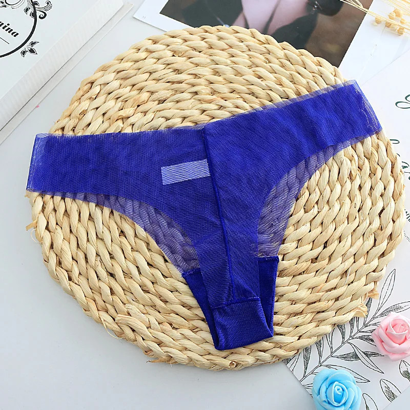 Lace Thong G String Panties Low Rise T Back Breathable Soft Stretch Underwear