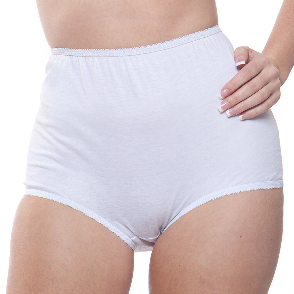 Full Coverage Panty Assorted Color 4 Pack (100% Cotton) by Teri lingerie
