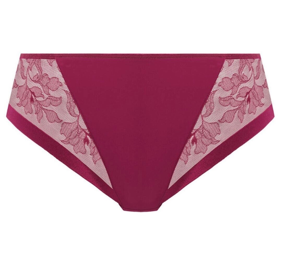 Fantasie Illusion Brief Berry Size XL 16 18 No VPL Mid Rise Knickers 2985 New