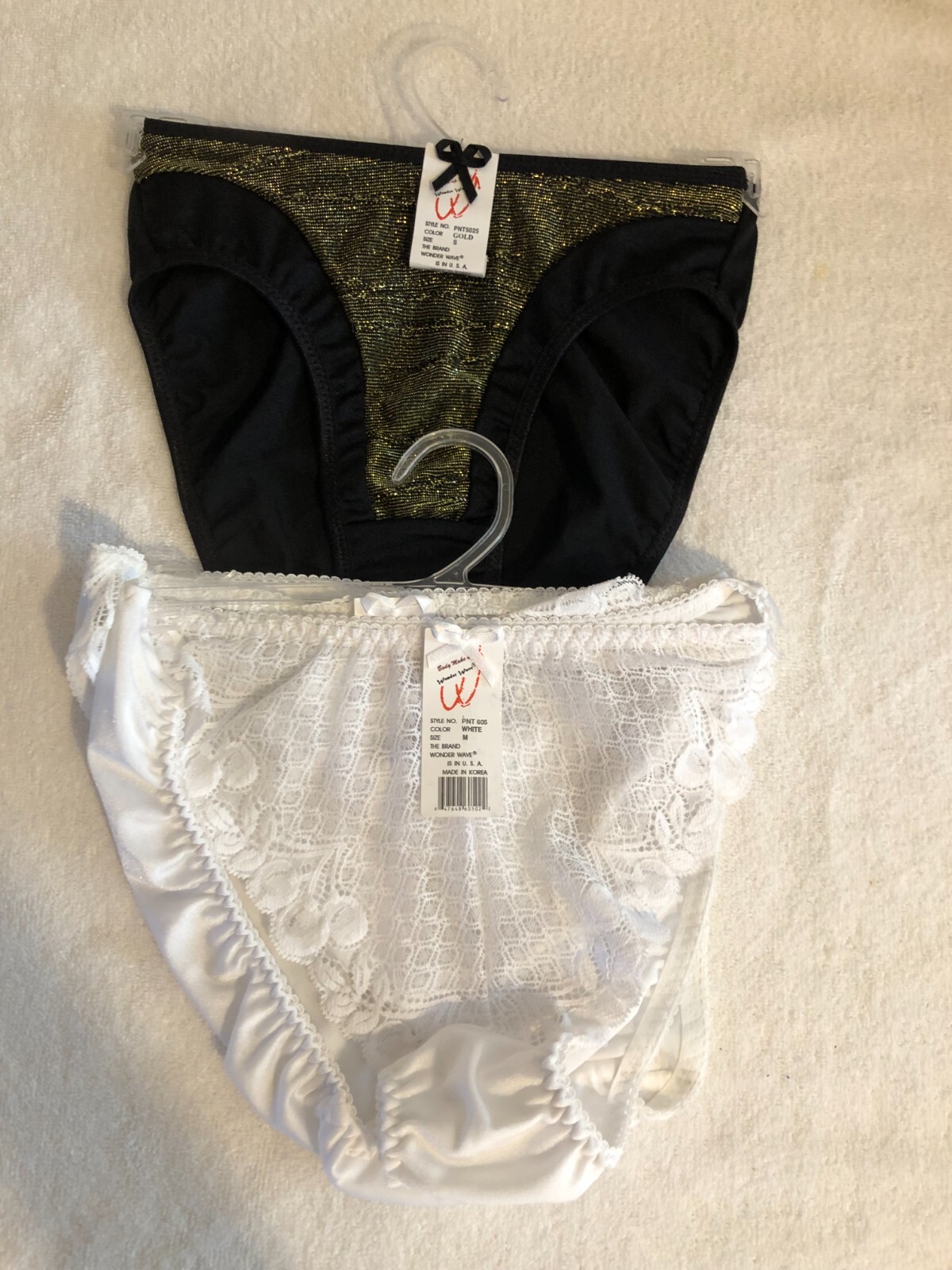 Wonder wave THIGH HIGH poly nylon spandex bikini brief panty S One