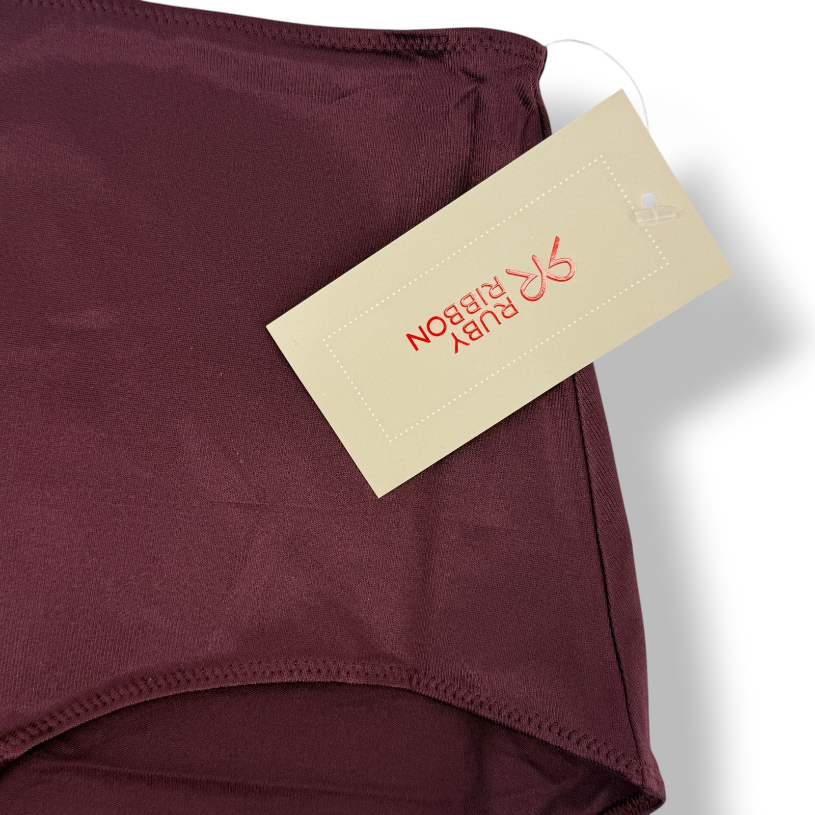 Ruby Ribbon Essential Briefs Women’s Size XL Burgundy