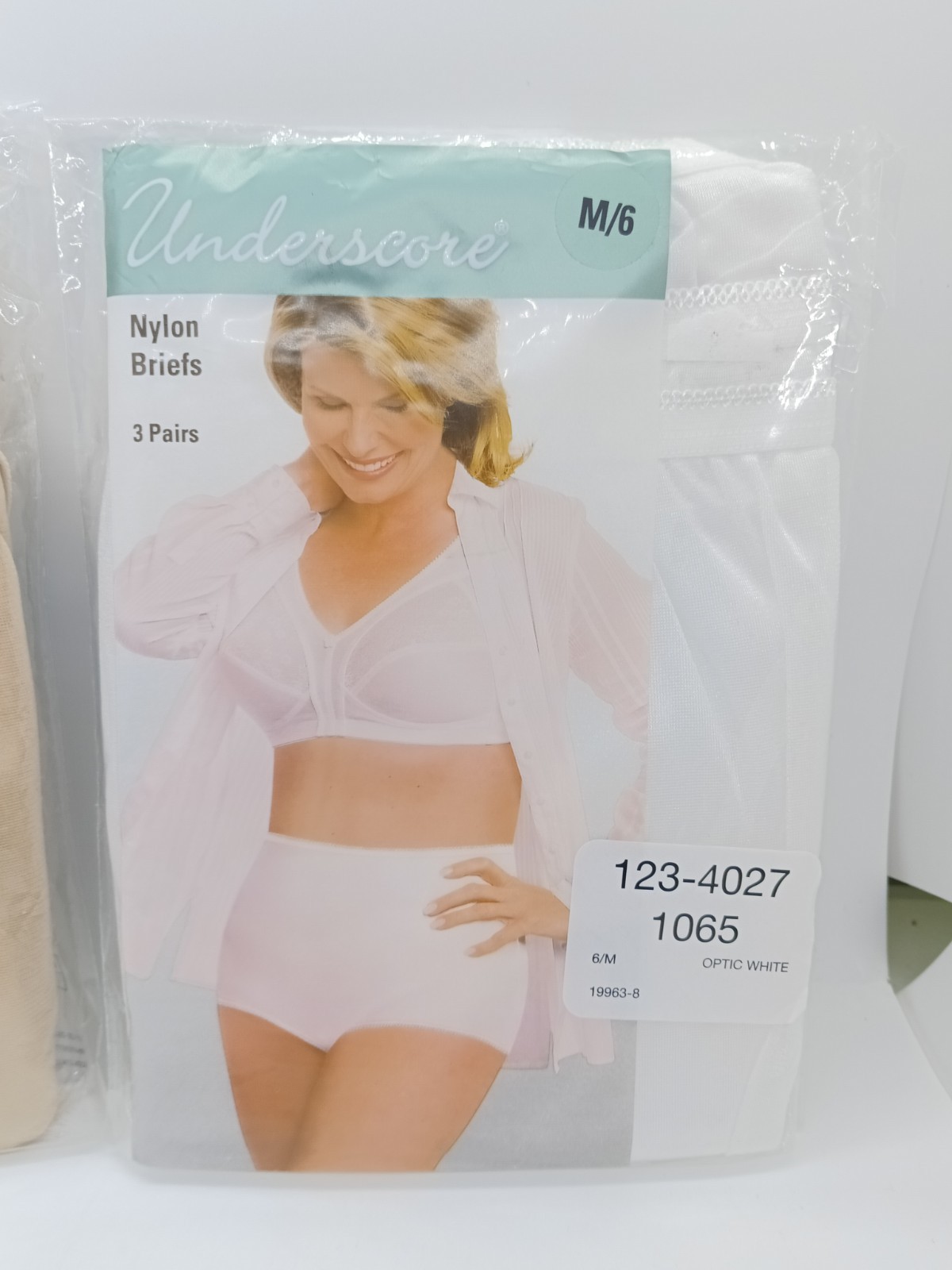 Underscore JCPenney Nylon Panties Briefs Multicolor Lot 2 3-Packs Size 6 M NEW