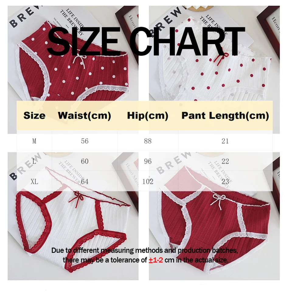 Cotton Boyshort Panties Mid Rise Printed Women’s Breathable Underwear 3 Pcs